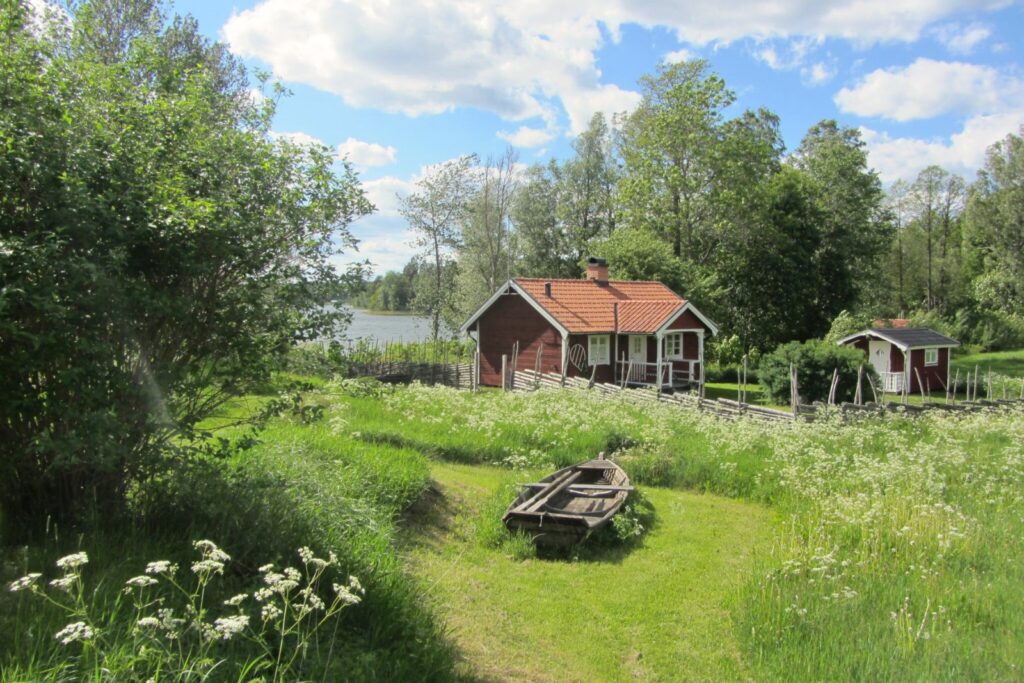 Ferienhaus Torpet am See auf Snokebo Gård in Småland bei Vimmerby